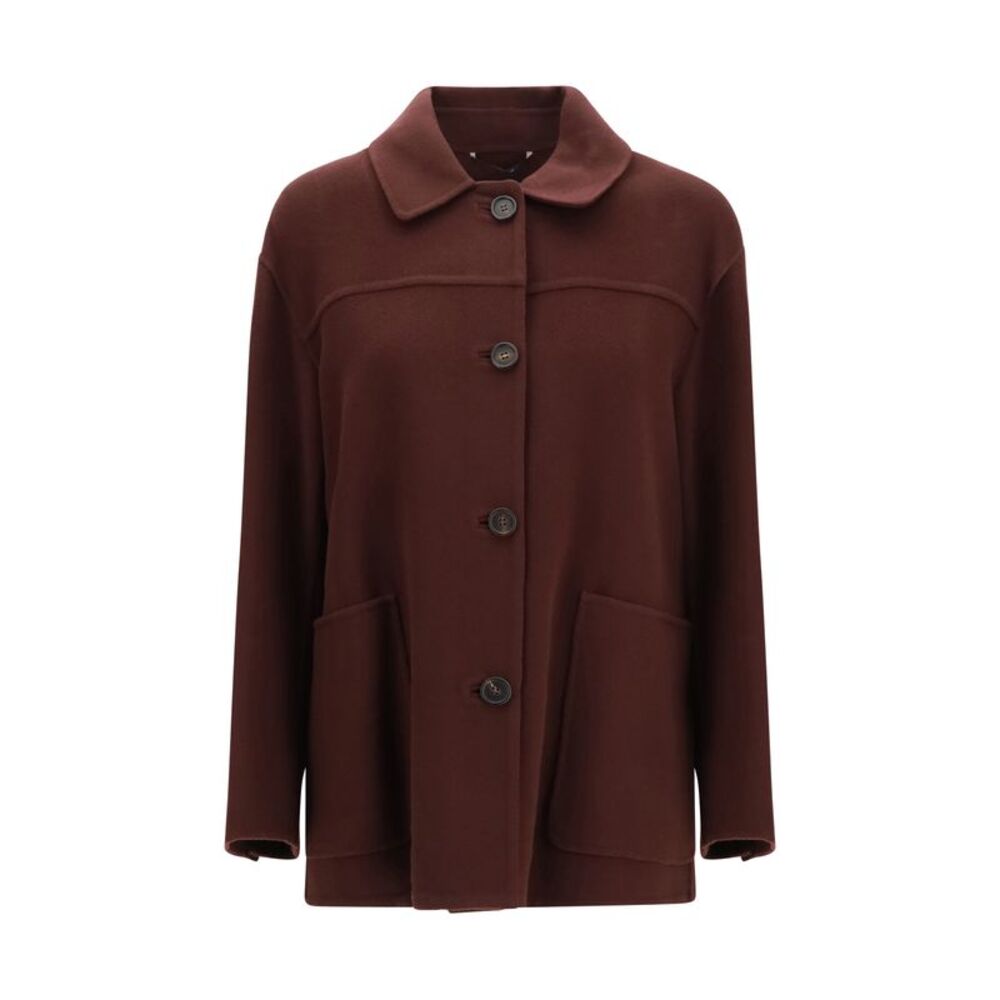 S Max Mara Women 'S Maxmara Women Giugno Short Virgin Wool Coat